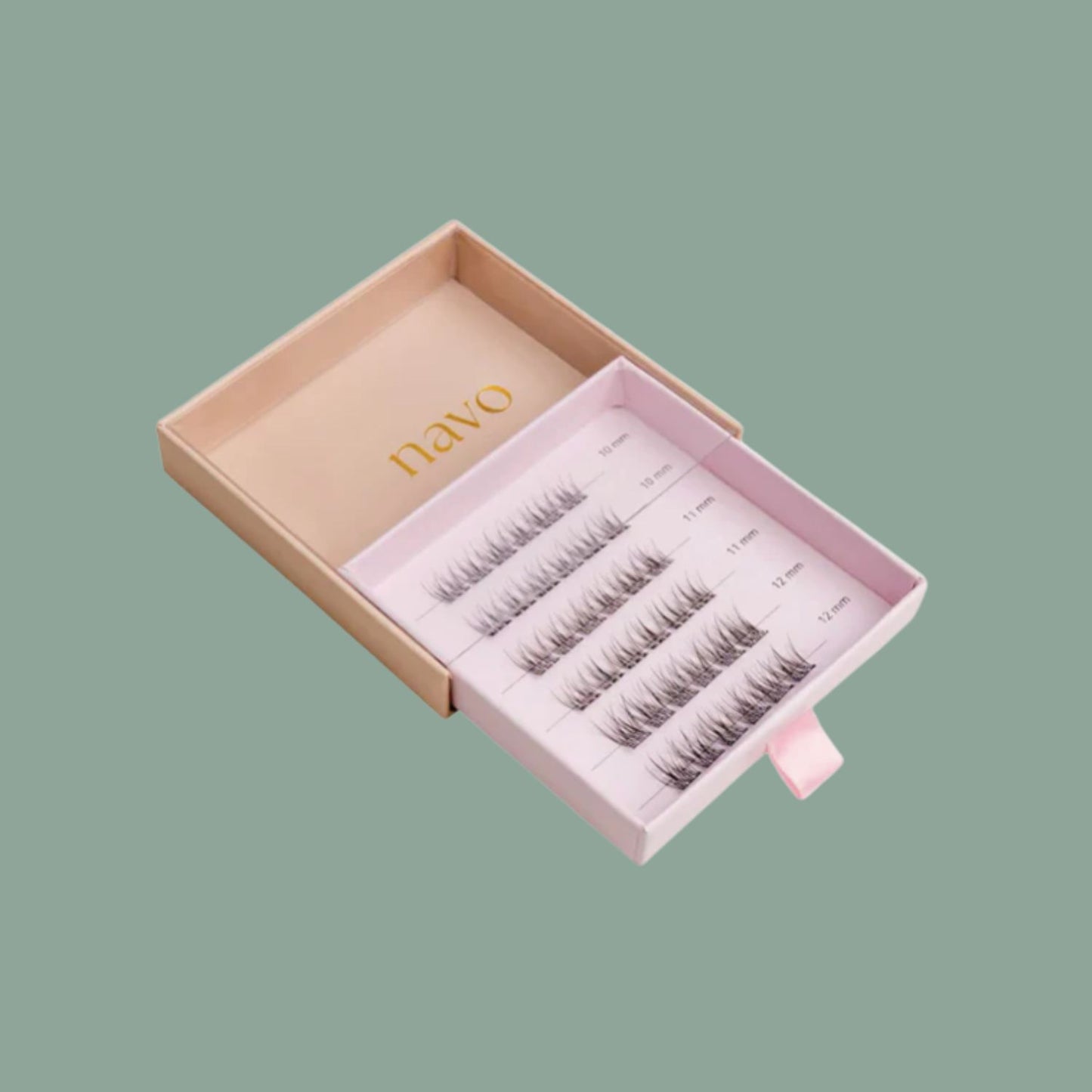 navo lashes 無須膠水輕盈自然專為亞洲人而設假睫毛 (36束睫毛)