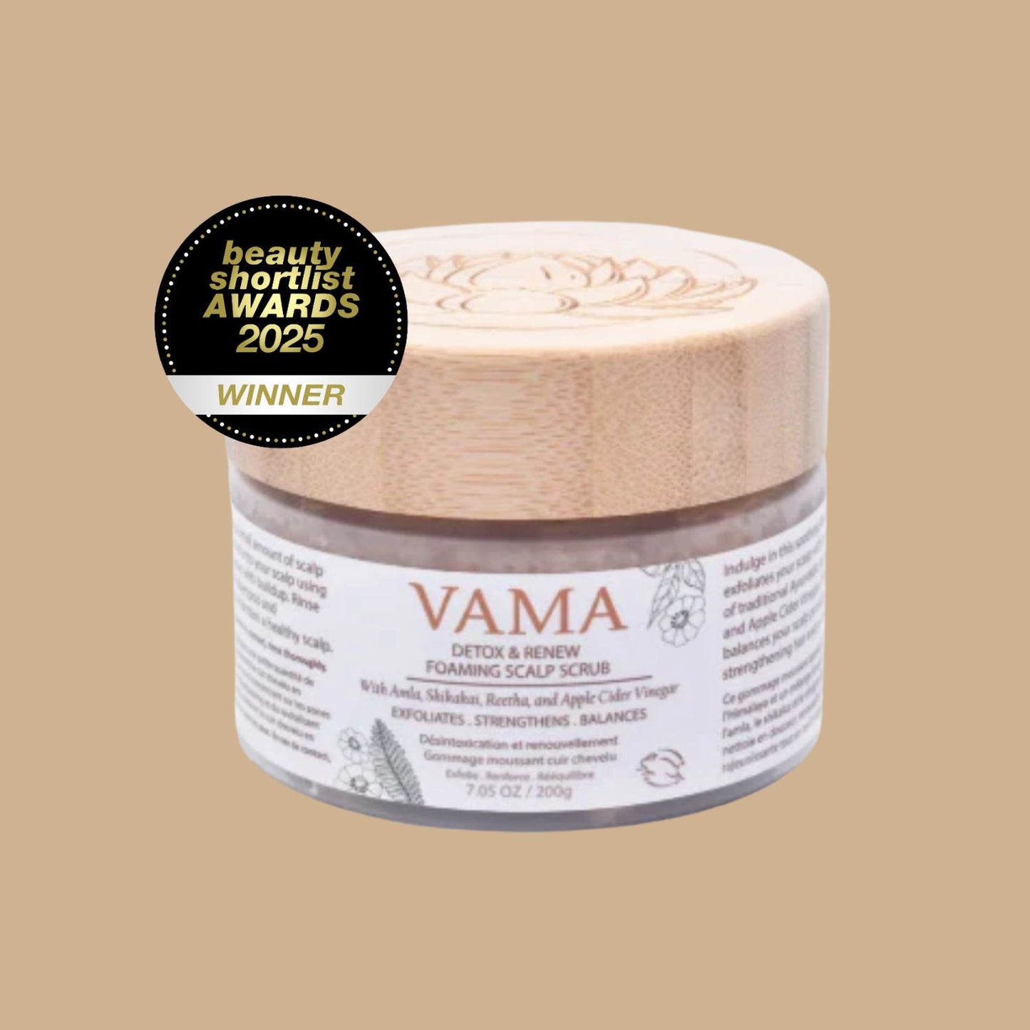 VAMA 🏆獲獎🏆 排毒煥新起泡頭皮磨砂膏