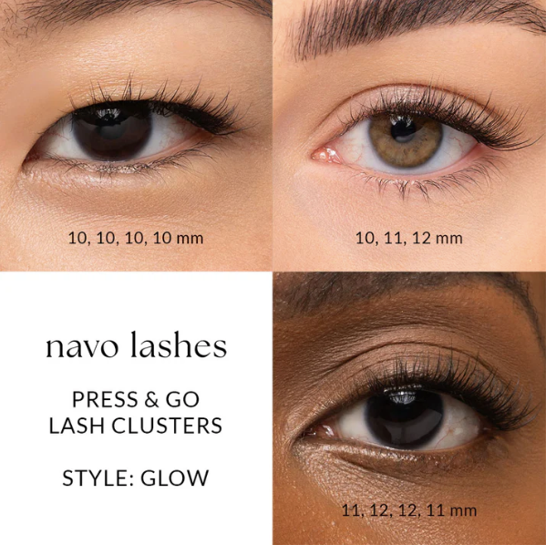 navo lashes 無須膠水輕盈自然專為亞洲人而設假睫毛 (36束睫毛)