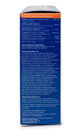(10月17日發貨)NNP Mega Bilberry Eye Vitamin 野生藍莓護眼丸 (60 粒裝)