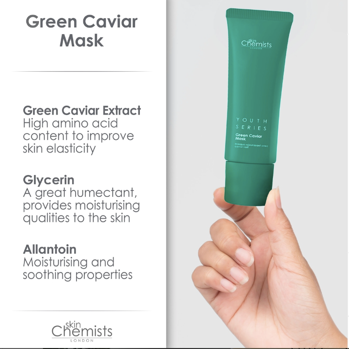 SkinChemists London Green Caviar 綠魚子緊緻修護面膜 50ml
