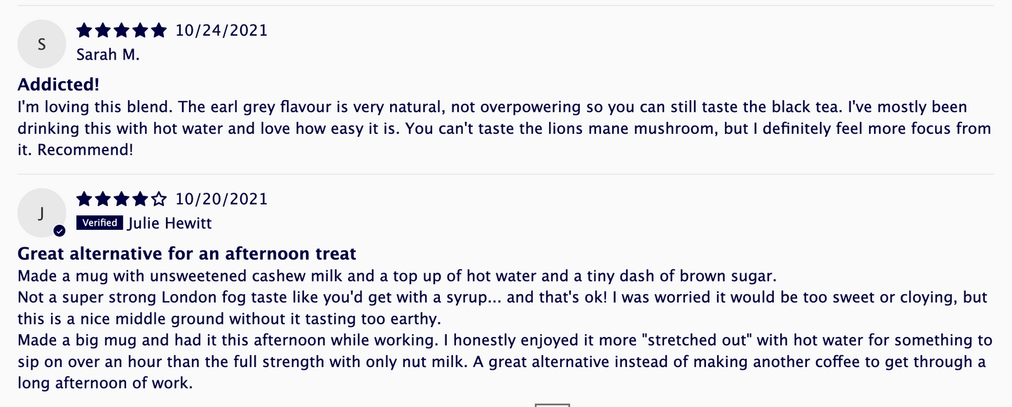 加拿大 Amoda London Fog 香草伯爵茶適應原拿鐵