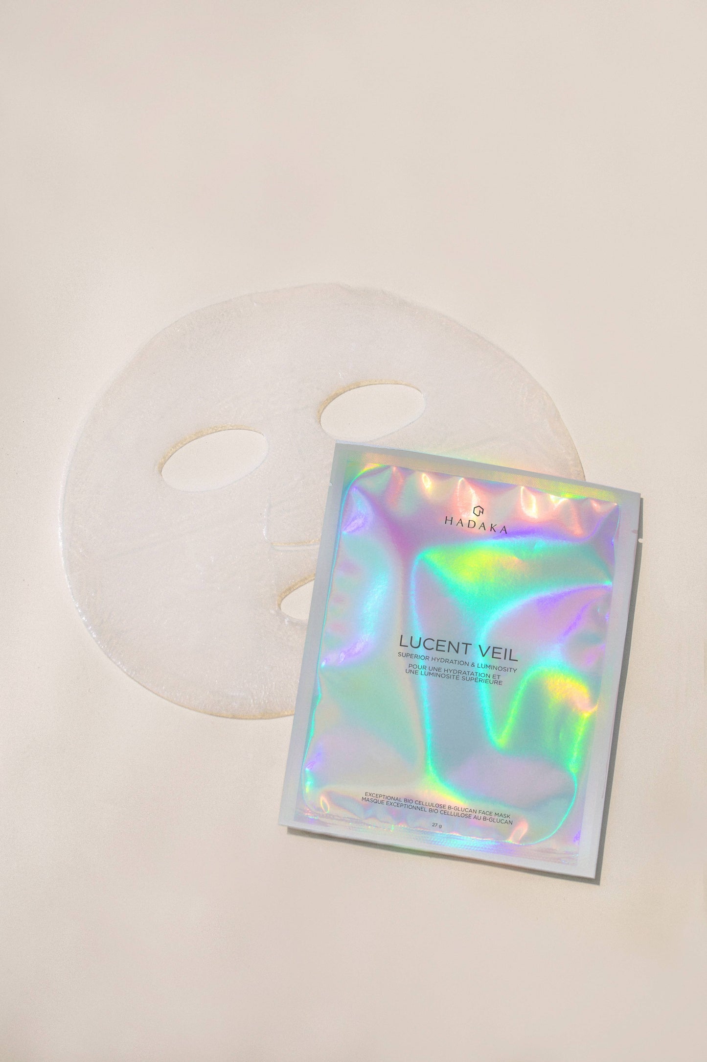 LUCENT VEIL 光紗β-葡聚醣修護面膜 單片裝|深層補水・舒緩敏感・強化屏障