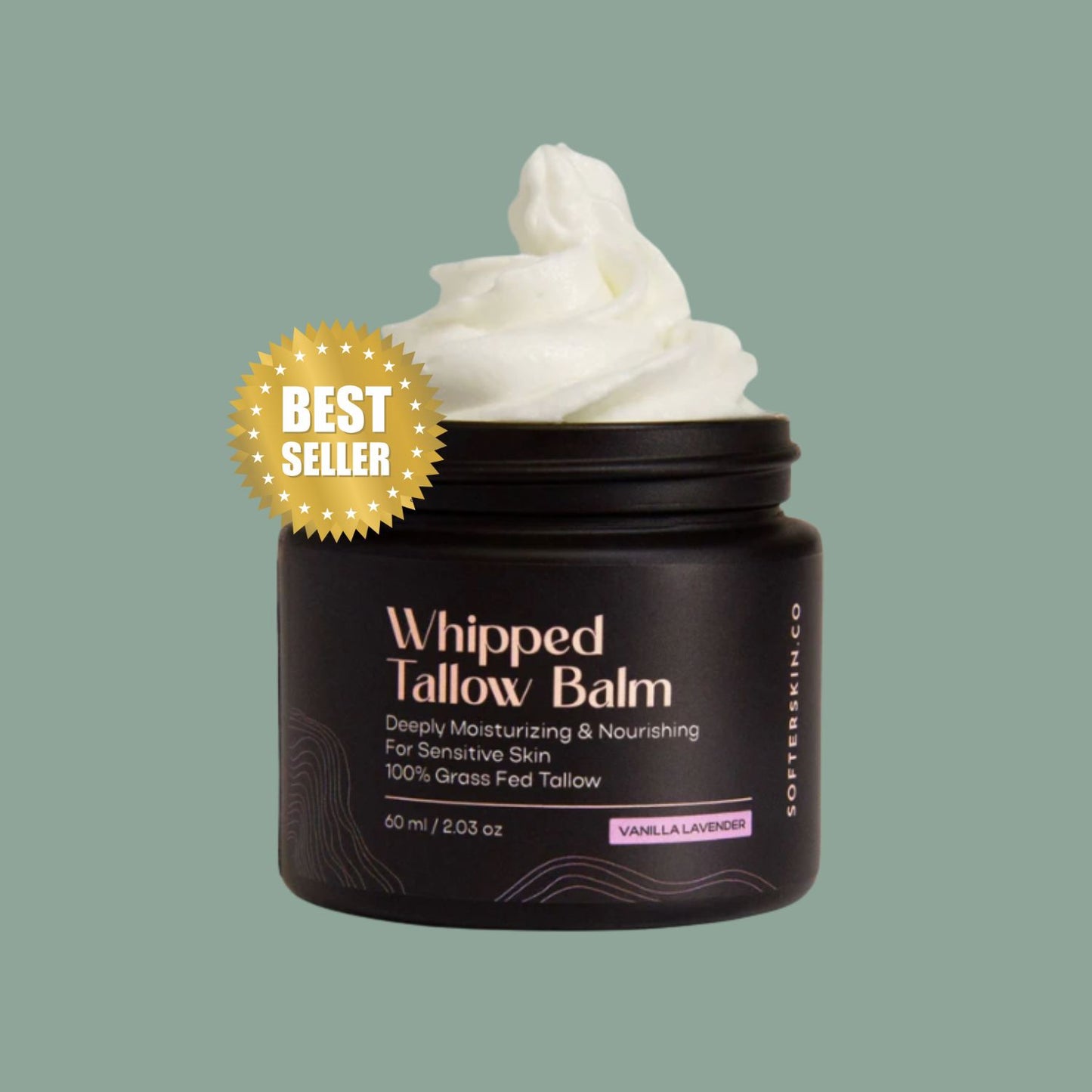 Softer Skin Co. 輕盈牛脂香草薰衣草萬用膏 (Whipped Tallow)（2oz）