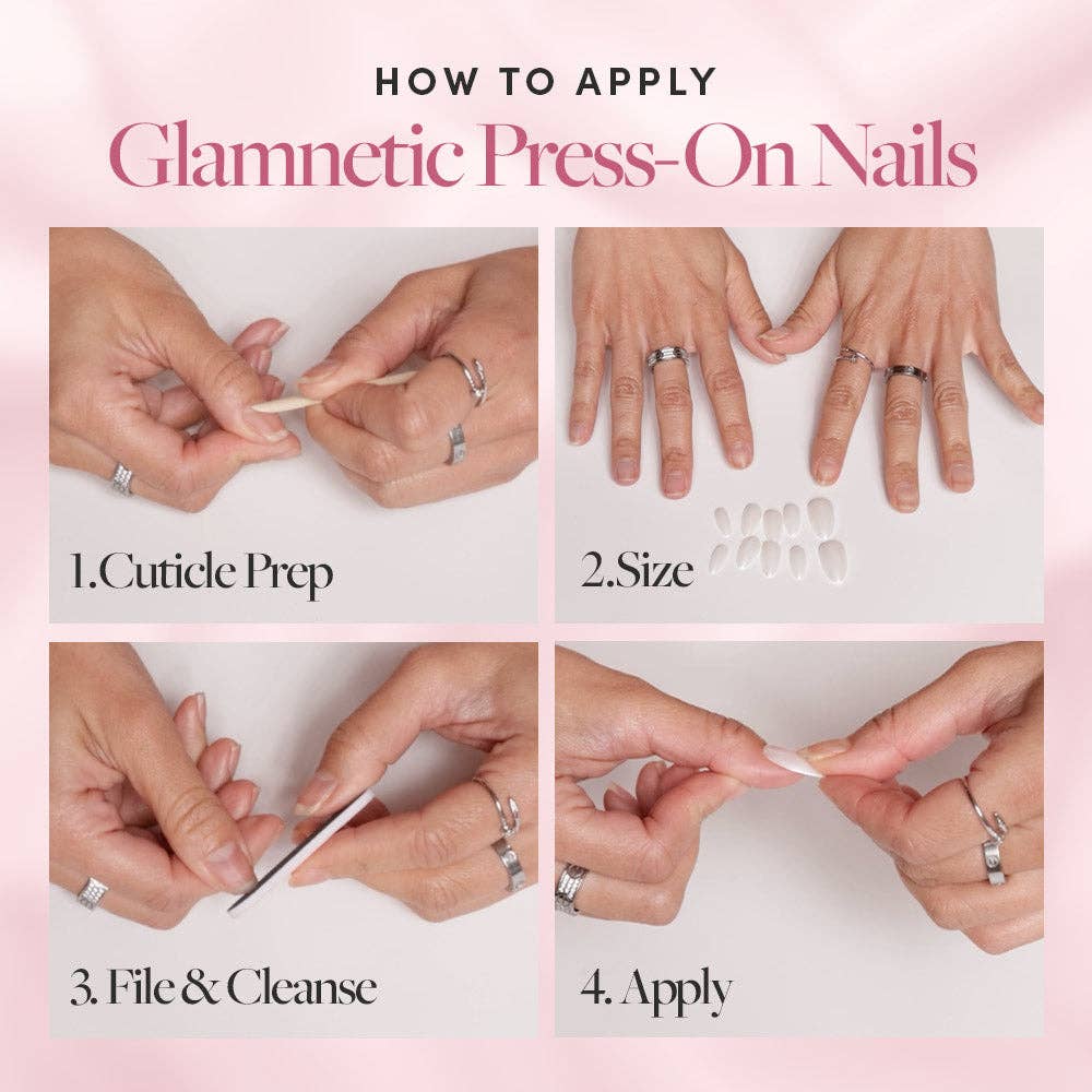 美國名牌貼甲品牌 Glamnetic：Terra Press-On Nails | 短款｜杏仁形｜霧面、亮面