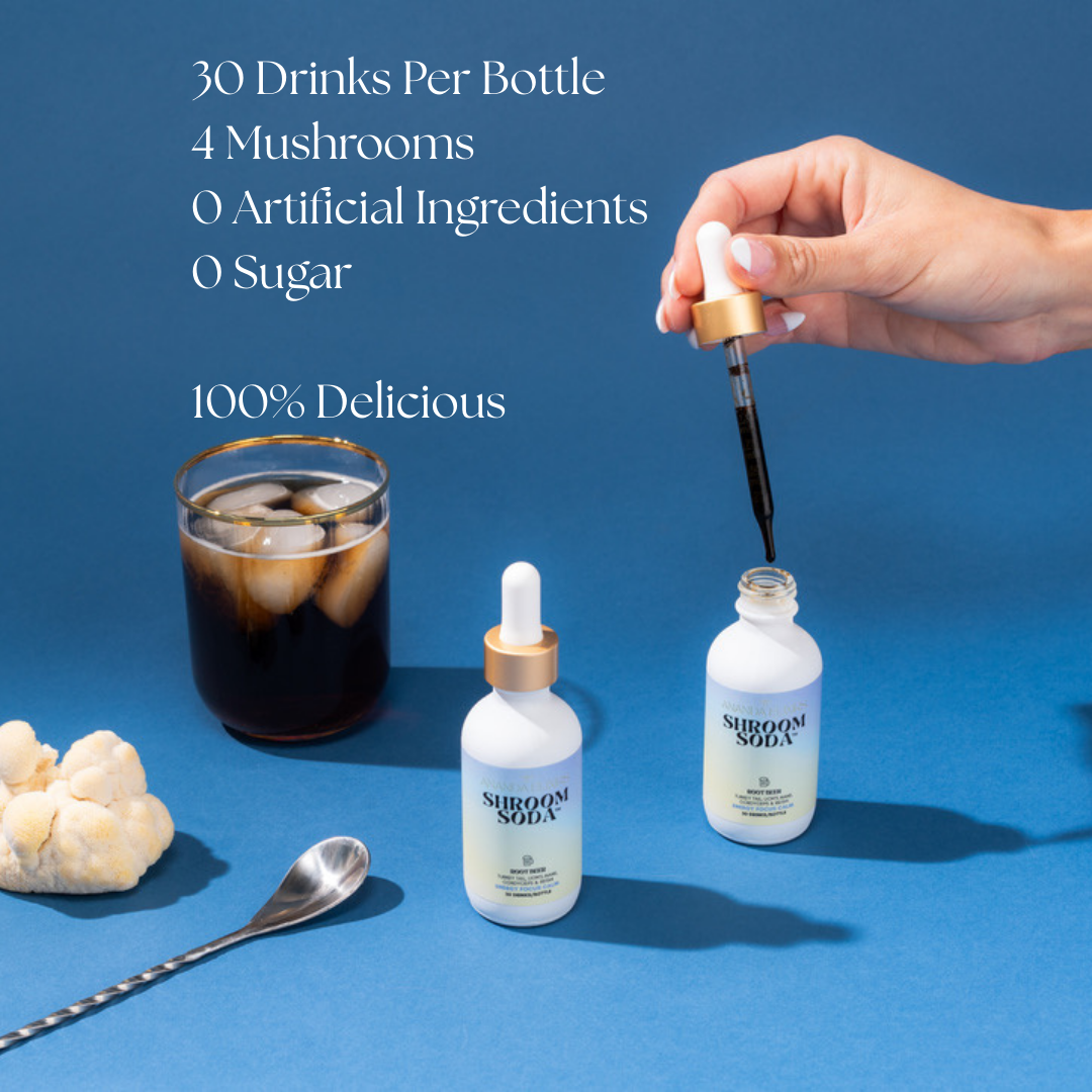*新品* Shroom Soda®（三種口味）: 適應原 (Adaptogen) 配方蘑菇氣泡飲（無蘑菇味）