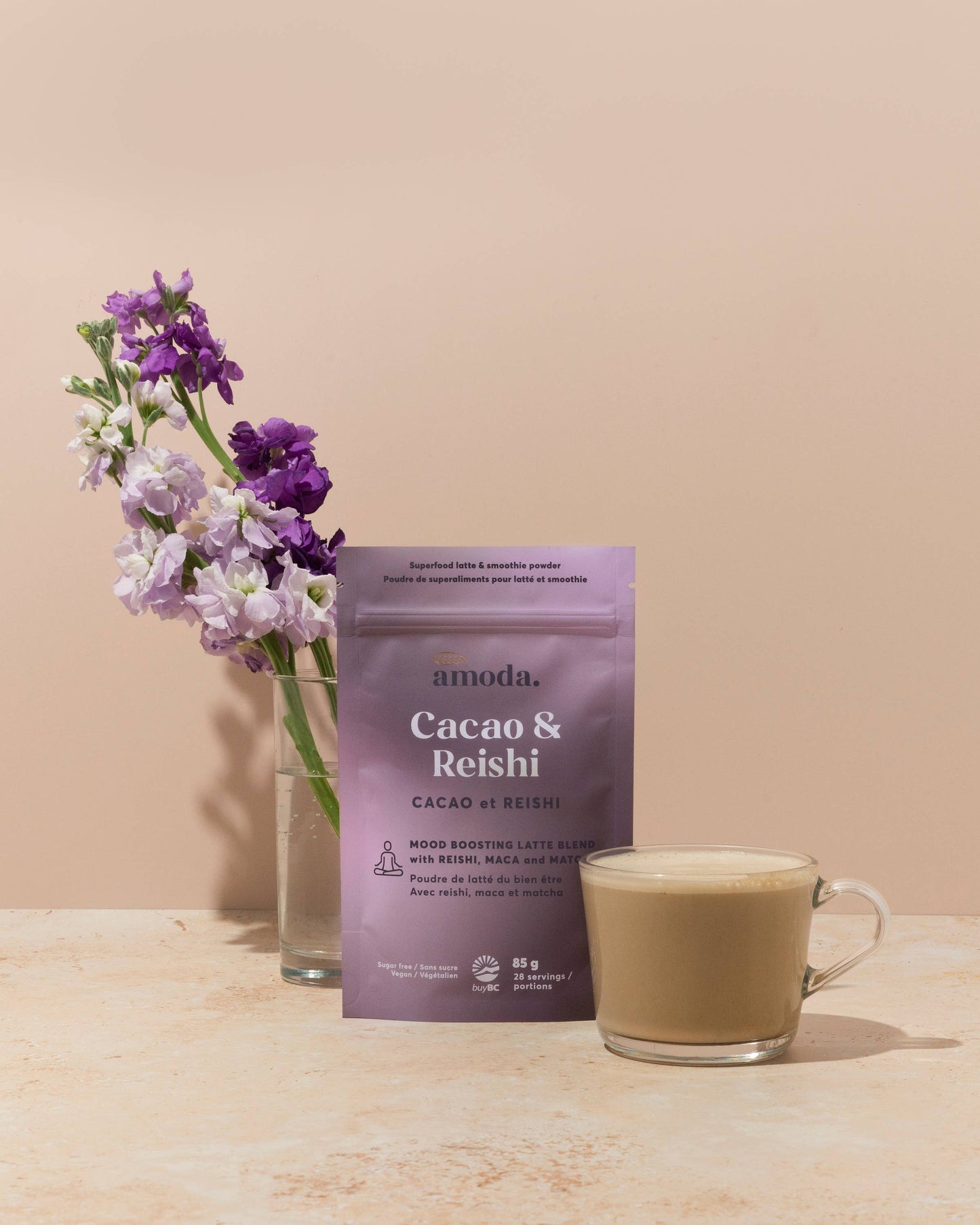 加拿大 Amoda 可可靈芝拿鐵