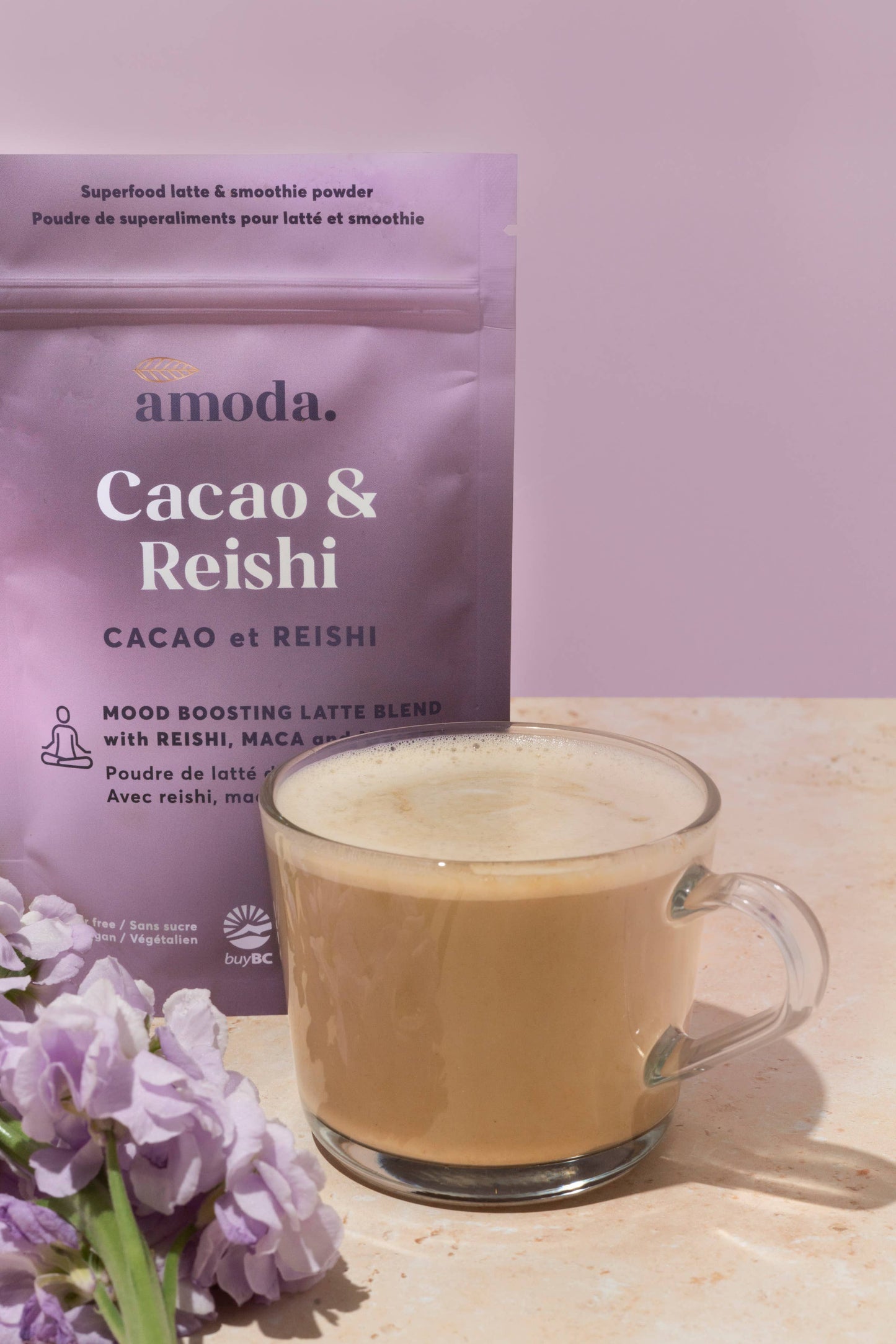 加拿大 Amoda 可可靈芝拿鐵