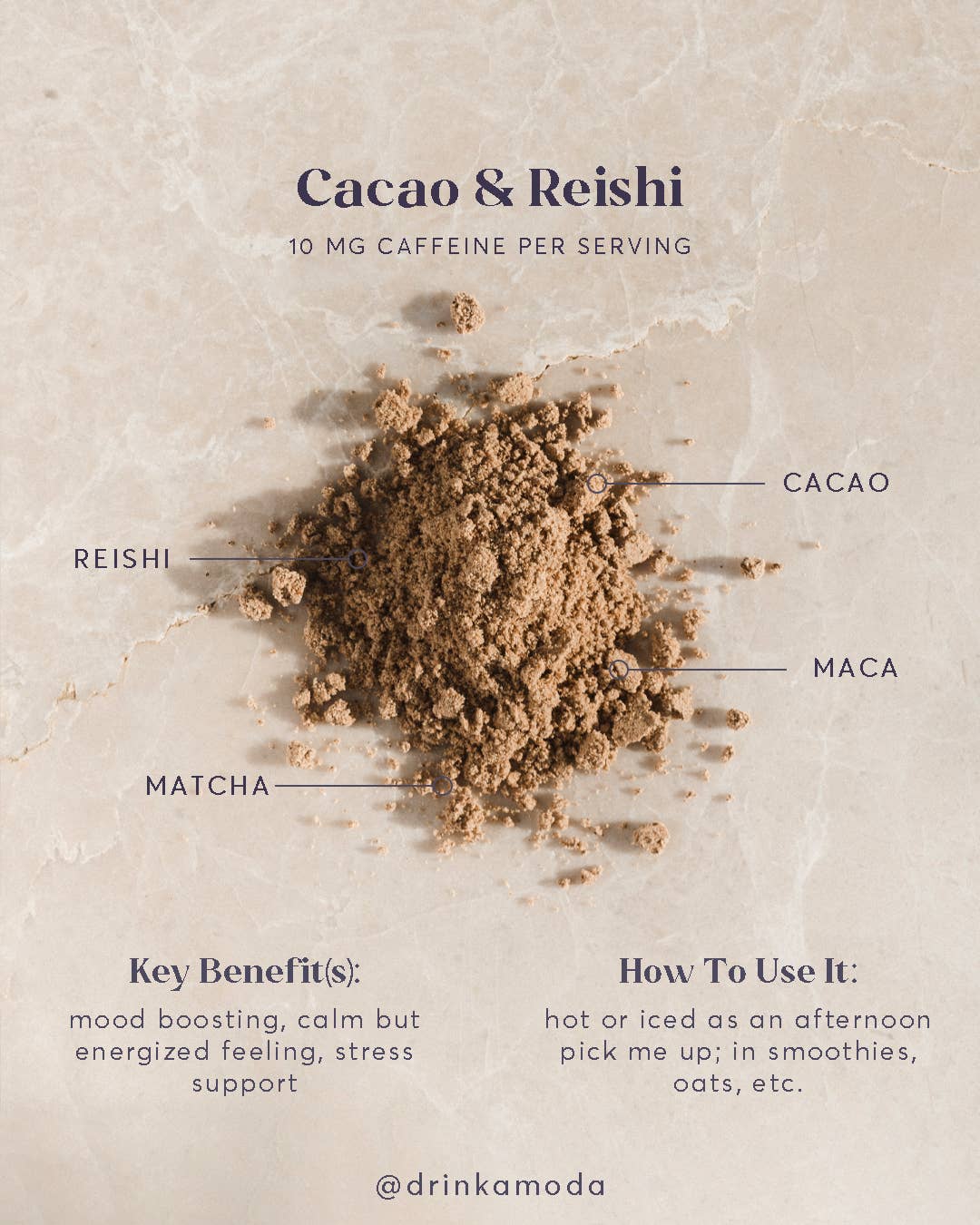 加拿大 Amoda 可可靈芝拿鐵