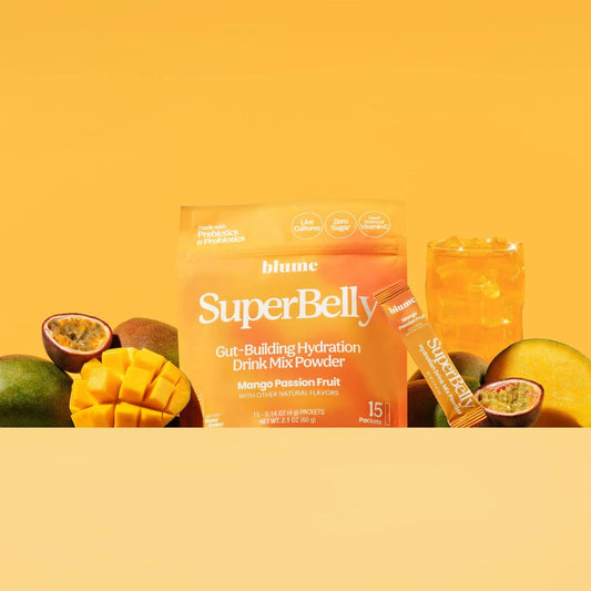 Blume SuperBelly 芒果熱情果味或荔枝蜜桃味（補充水份+支援腸道健康）