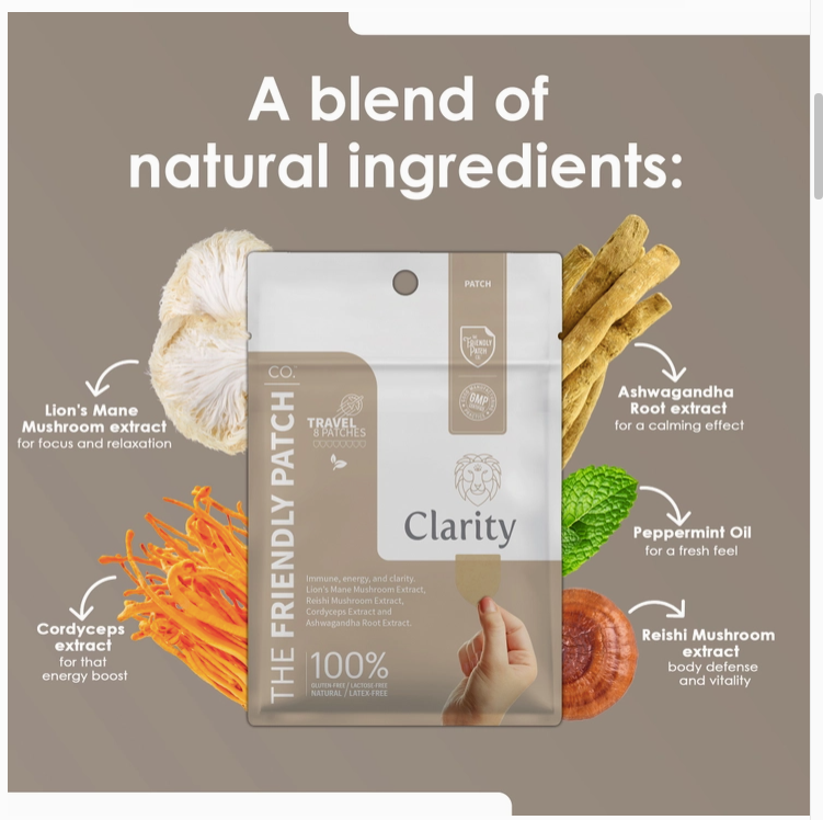 Clarity – Lions Mane Mushroom, Reishi Mushroom, Cordyceps