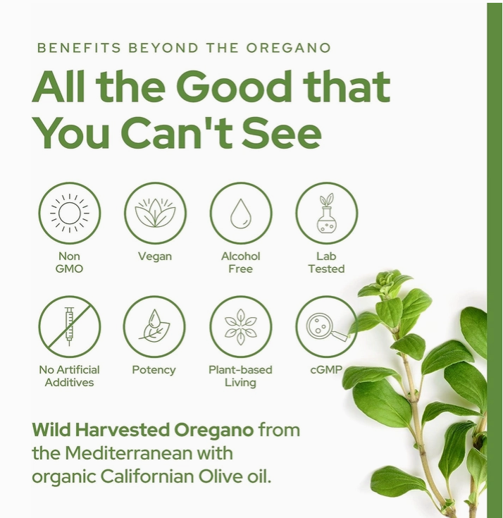 Oregano Oil from Canada (Plant of Life) - 6 month supply