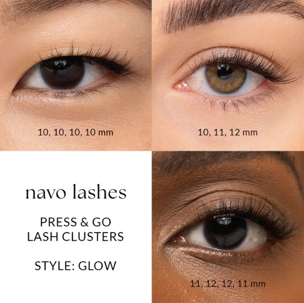 navo lashes 無須膠水輕盈自然專為亞洲人而設假睫毛 (36束睫毛）