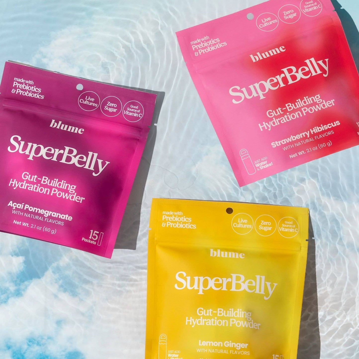 加拿大 Blume SuperBelly 補充水份 + 支援腸道健康電解粉